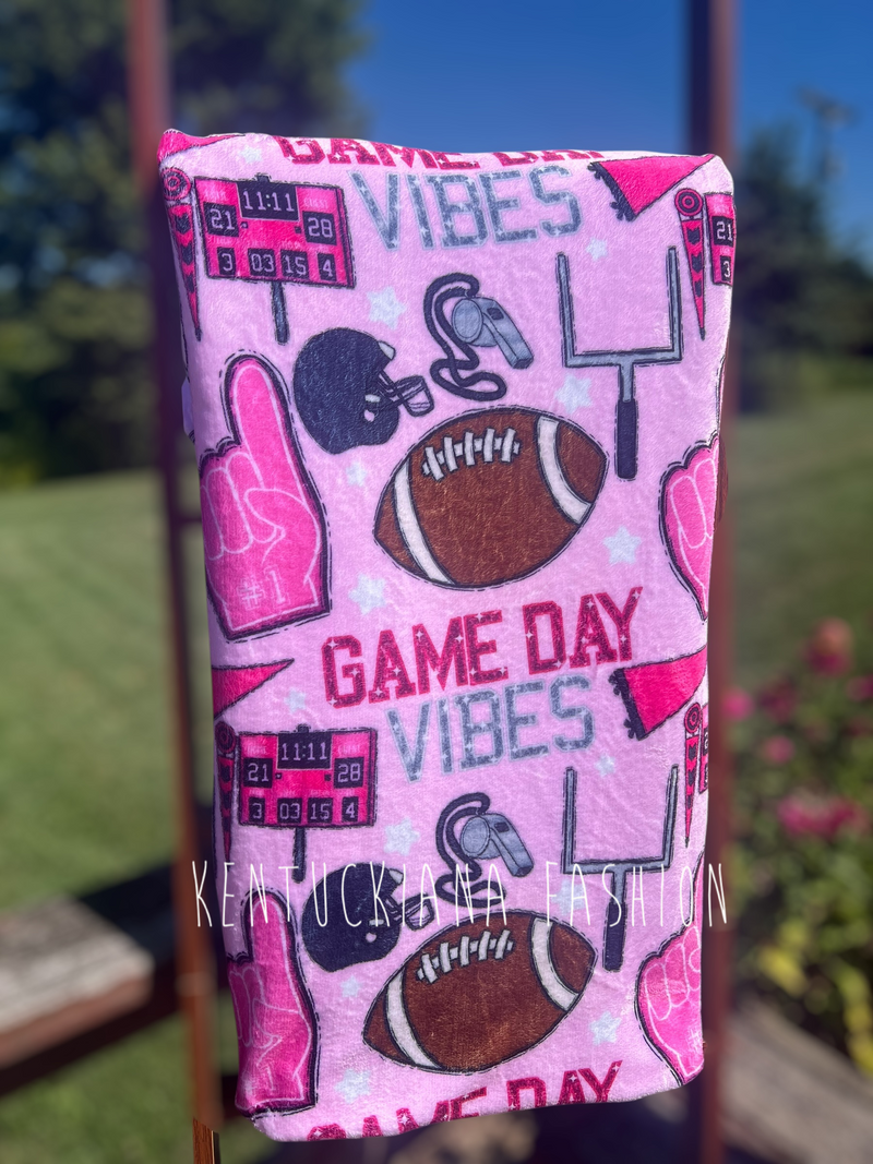 60x80 Fuzzy Blanket - Game day vibes