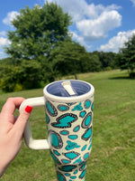 40 oz tumbler- Western stones