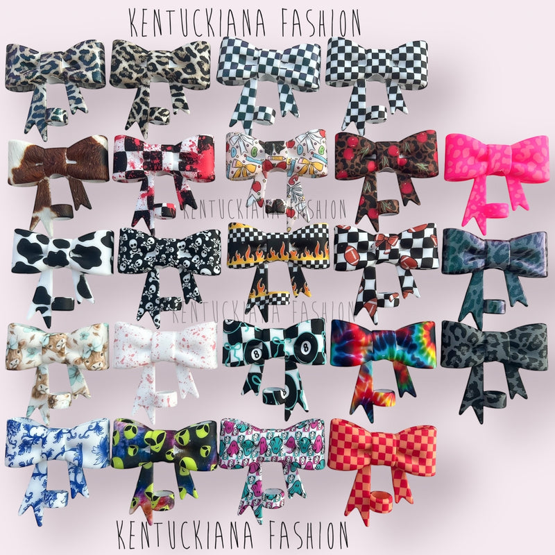 3D Bow Straw Topper- Designs