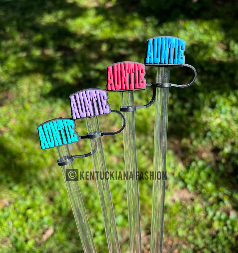 10mm Straw Topper- Auntie