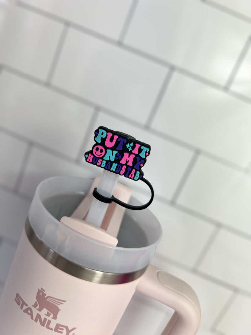 10mm Straw Topper- Put it on my husband's tab