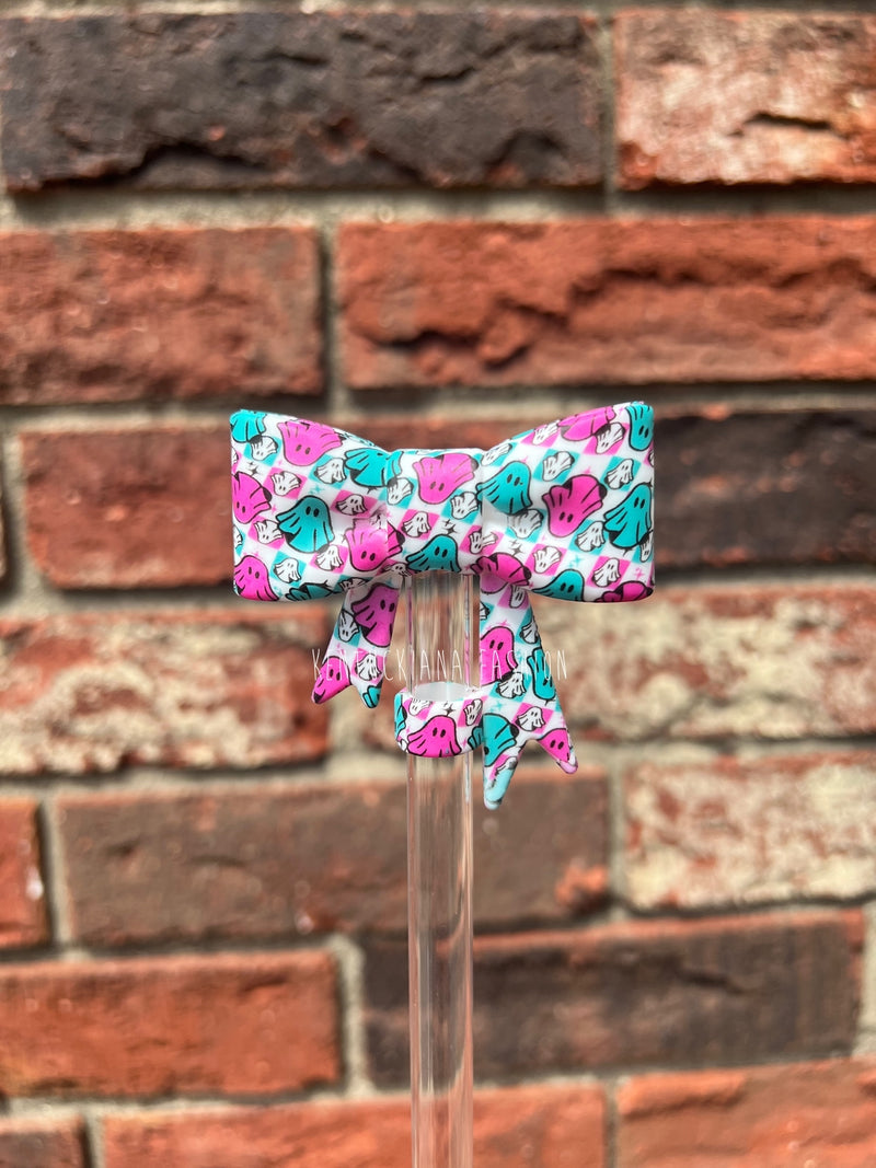 3D Bow Straw Topper- Designs