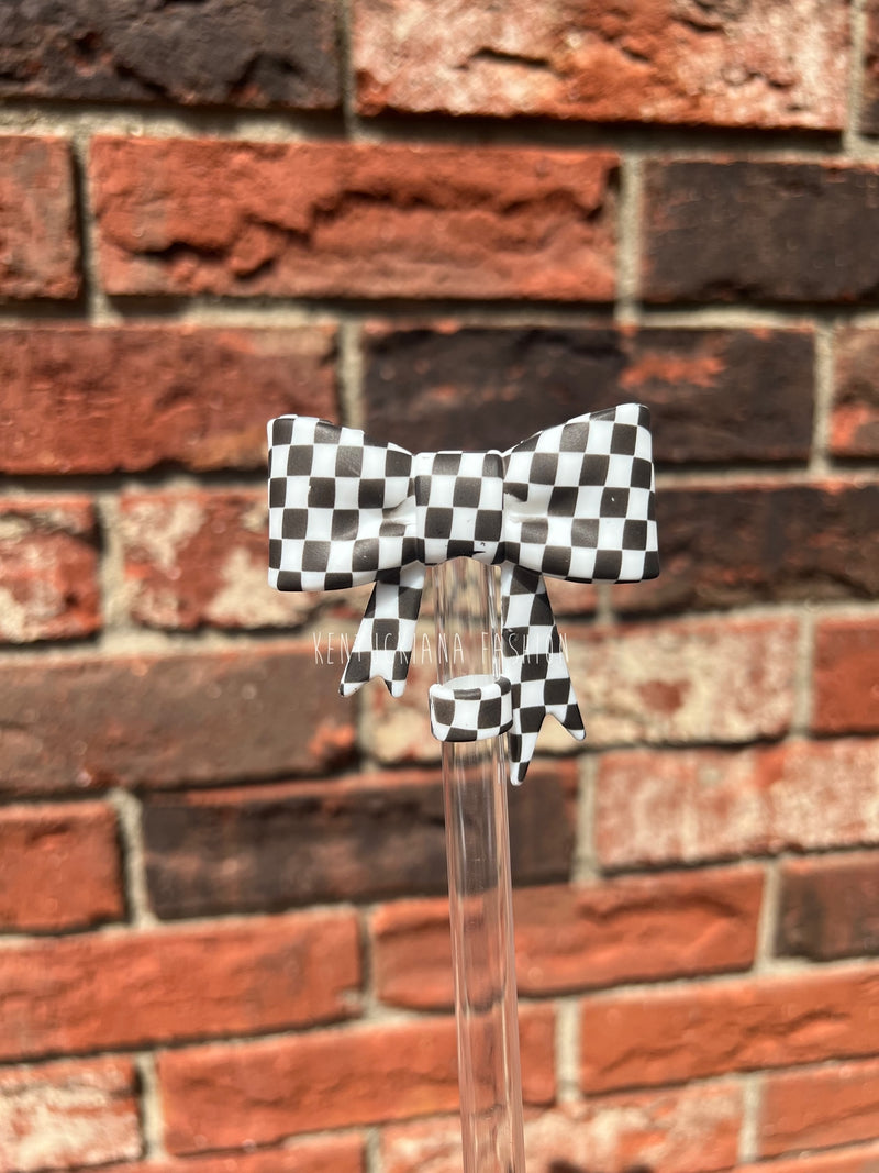 3D Bow Straw Topper- Designs