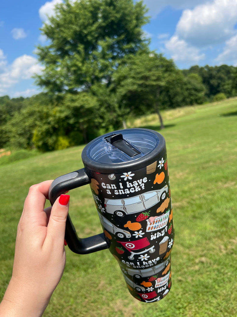40 oz tumbler- Mom life