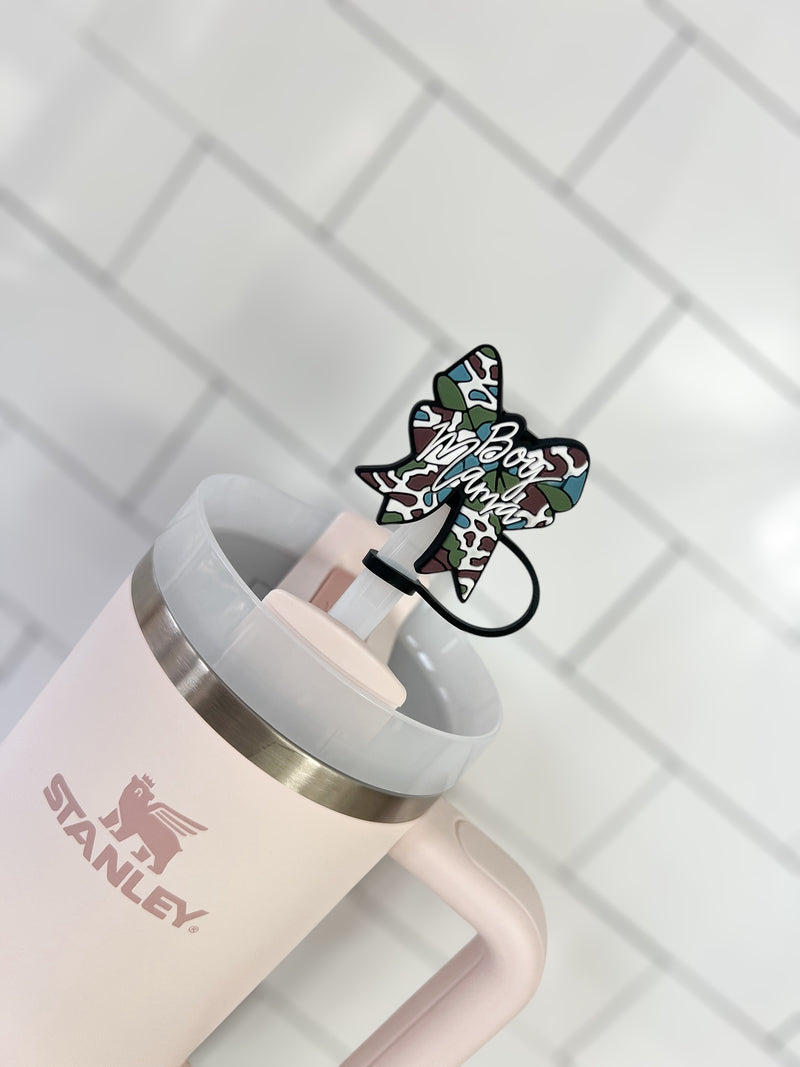 10mm Straw Topper- Boy mama