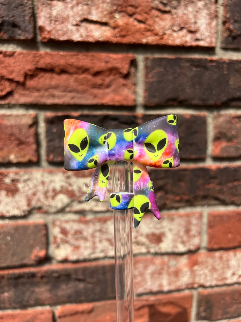 3D Bow Straw Topper- Designs