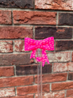 3D Bow Straw Topper- Designs
