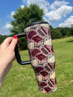 40 oz tumbler- Dirty smut books