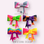 3D Bow Straw Topper- Swirl