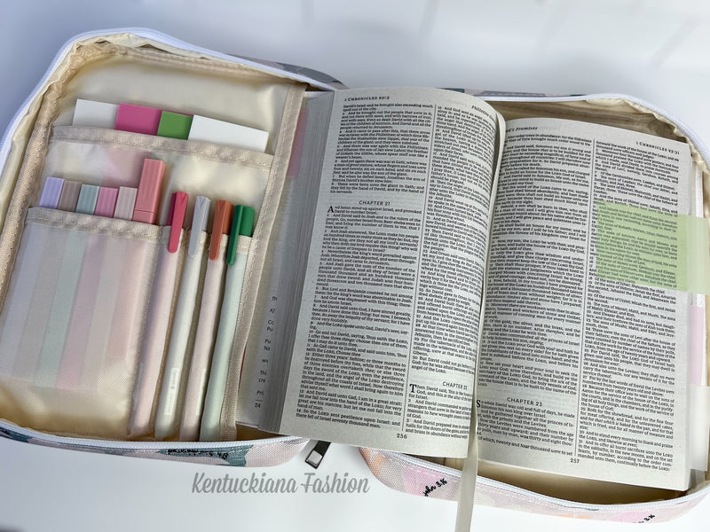 Bible verse bows bible carrying case