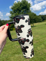 40 oz tumbler- Red SXS