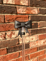 3D Bow Straw Topper- Glitter